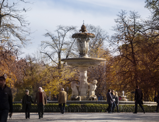 La Fuente de la Alcachofa en el Retiro