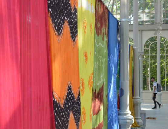 La jaima de Federico Guzmán en el Palacio de Cristal del Retiro