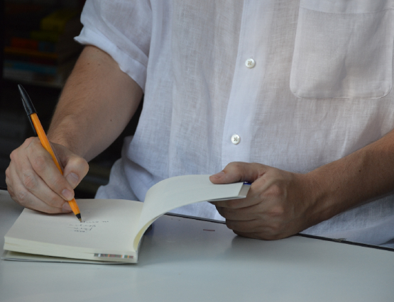 David Trueba en la Feria del Libro de Madrid 2015