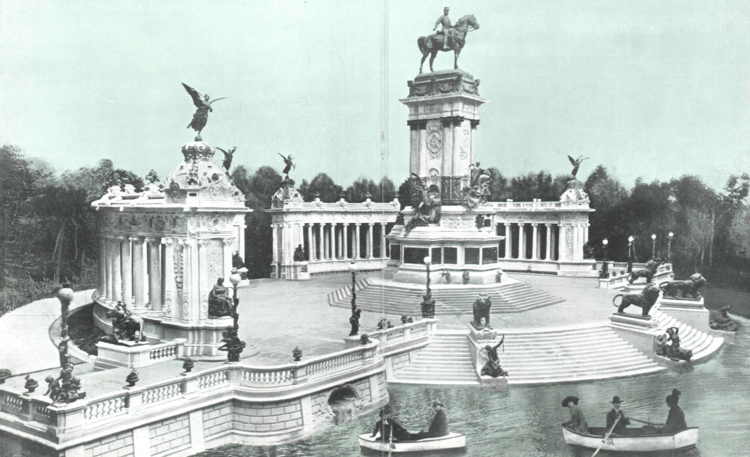 Maqueta del Monumento a Alfonso XII de José Grasés Riera, La Esfera de 1914